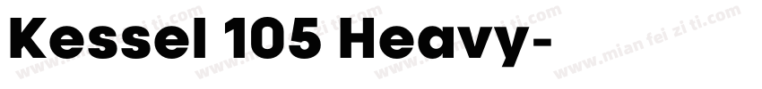 Kessel 105 Heavy字体转换